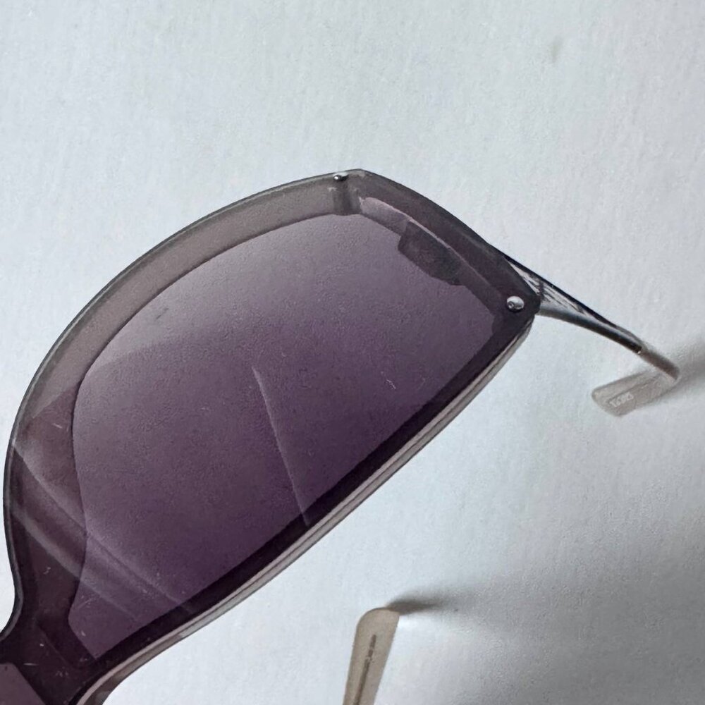 Vintage Authentic GUCCI Women’s Brown Sunglasses with Purple/Brown Lenses - Picture 12 of 13